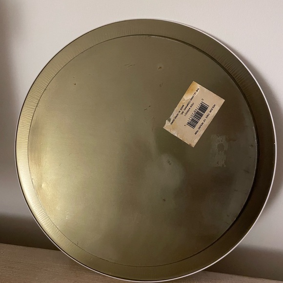 Vintage The Ullman Co. Holiday Christmas Tree Round Metal Serving Tray 13” - Picture 10 of 10